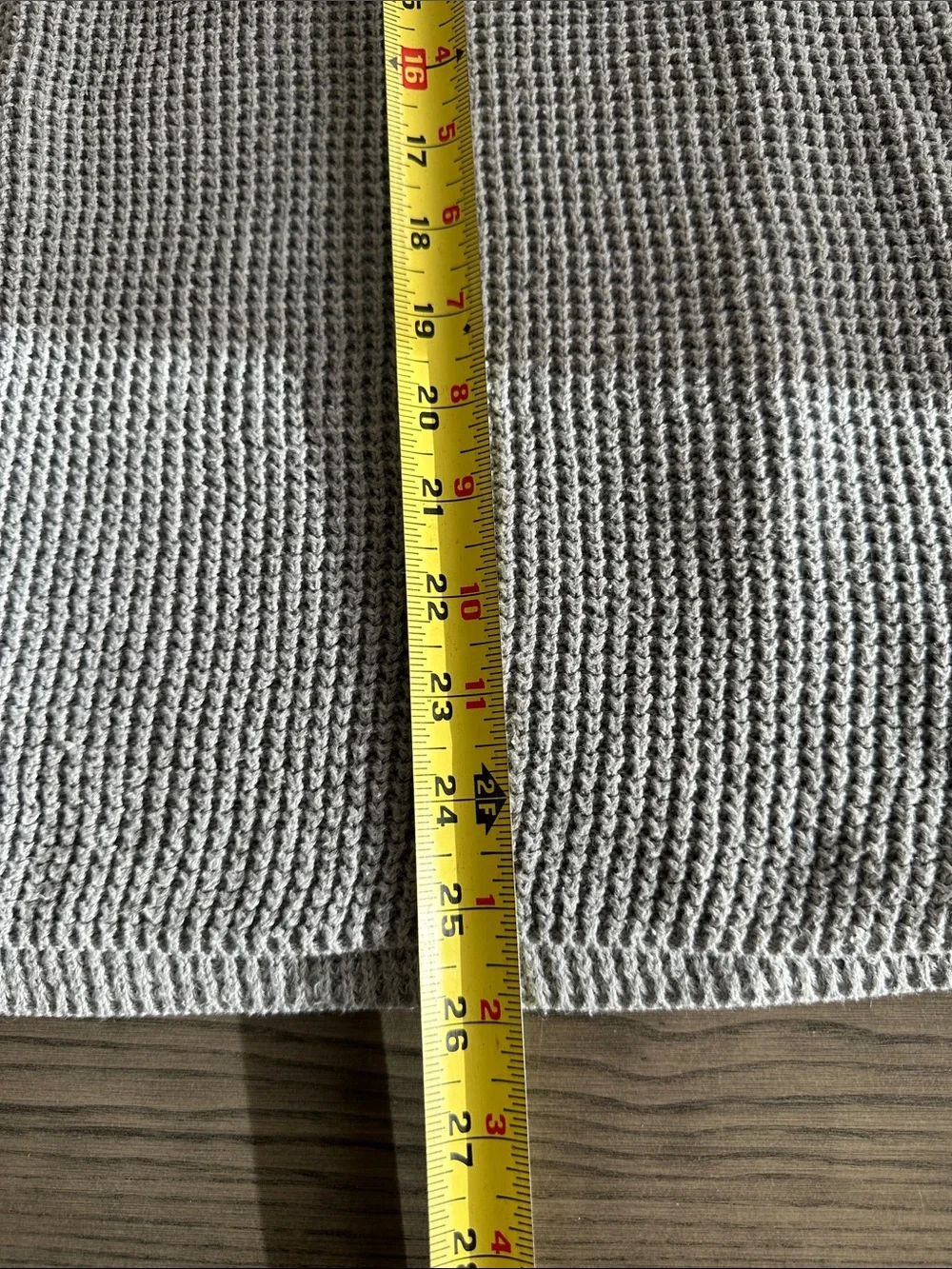 Michael Kors Light Gray Waffle Knit Cowl Neck Sweater
